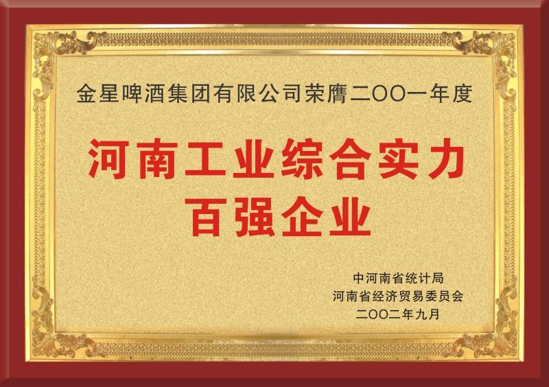 Tháng 9 năm 2002 vinh dự được xếp vào top 100 doanh nghiệp có sức mạnh công nghiệp tổng hợp xuất sắc của tỉnh Hà Nam năm 2001 Tháng 9 năm 2002 vinh dự được xếp vào top 100 doanh nghiệp có sức mạnh công nghiệp tổng hợp xuất sắc của tỉnh Hà Nam năm 2001